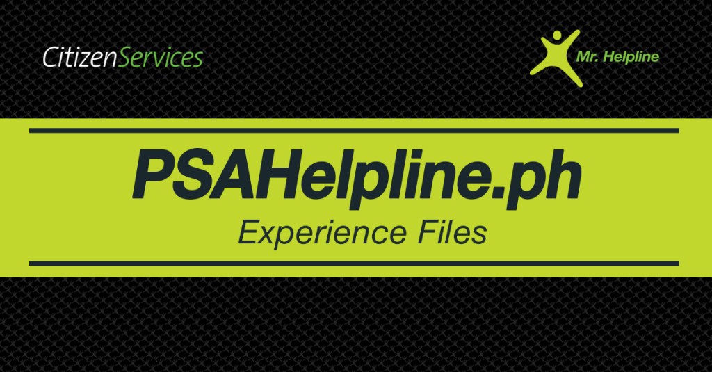 PSAHelpline Experience File